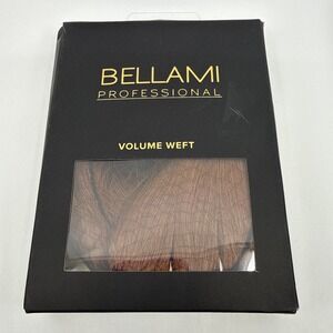 Bellami Professional Volume Weft Extension 20" Dark Chestnut Brown #10 NEW